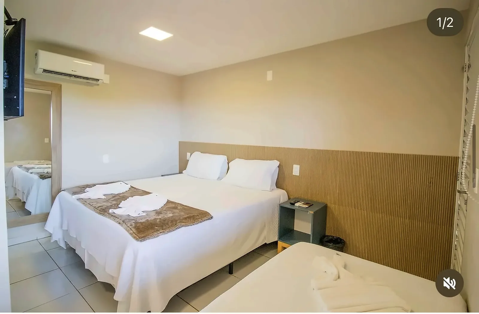 Visão ampla de cama no Duplo Standard