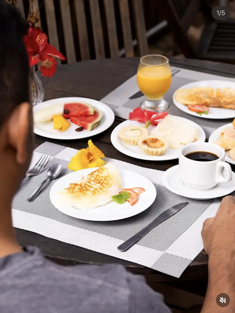 Pousada Maresia: cafe compartilhado